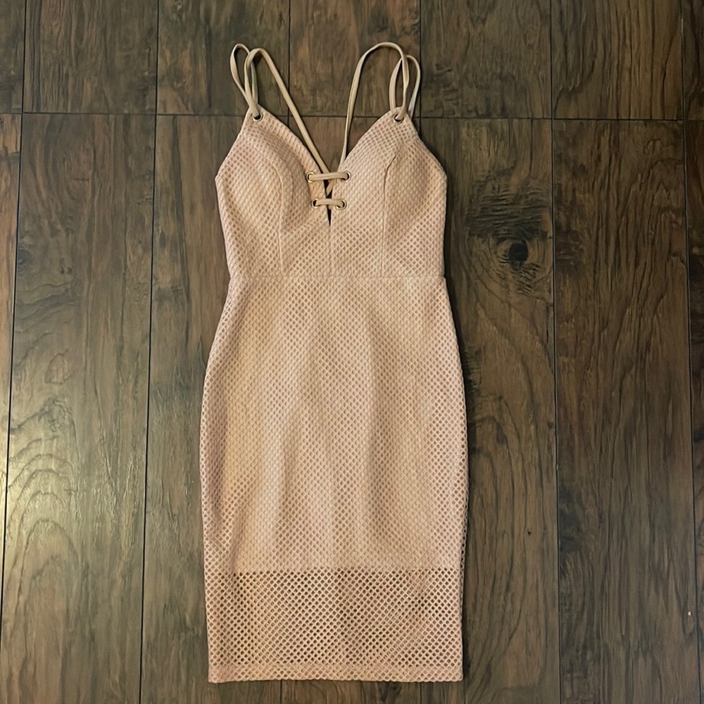 Sexy Mesh Strap Dress